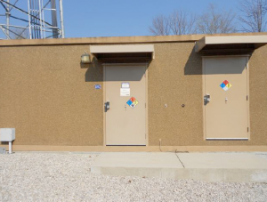 11.5 x 26' 2-Room Telecom Shelter with 60 KW Diesel Generator