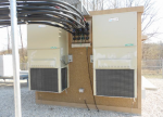 11.5 x 26' 2-Room Telecom Shelter with 60 KW Diesel Generator