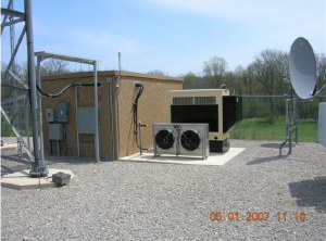 11.5 x 20’ Fibrebond Telecom Shelter with Generator
