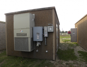 12 x 26’ Used ROHN Concrete Telecom Shelter