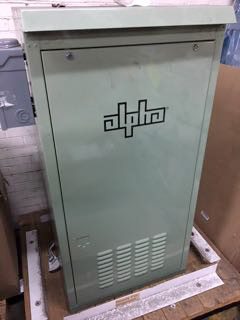 Alpha Battery Cabinets Usedshelter Com Used Telecom Shelters