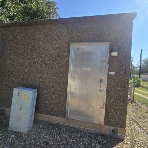 Used 10×14 RufNek Concrete Shelter #4930-RN-TX