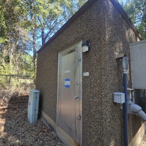 Used 10×14 RufNek Concrete Shelter #5231-RN-TX