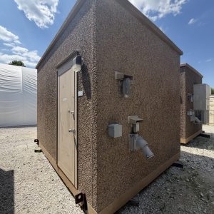 Used 10×14 RufNek Concrete Shelter #4850-RN-TX