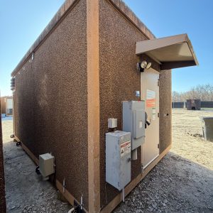 Used 12×20 Fibrebond Concrete Shelter #24505