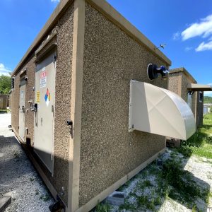 Used Fibrebond 12x22 Concrete Shelter #0944
