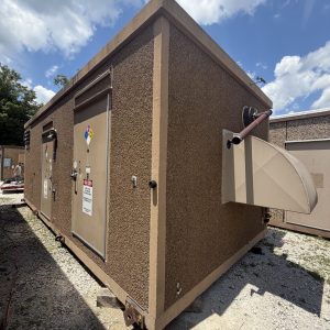 Used 2-room 12×26 Fibrebond Concrete Shelter/Gen Combo #38128